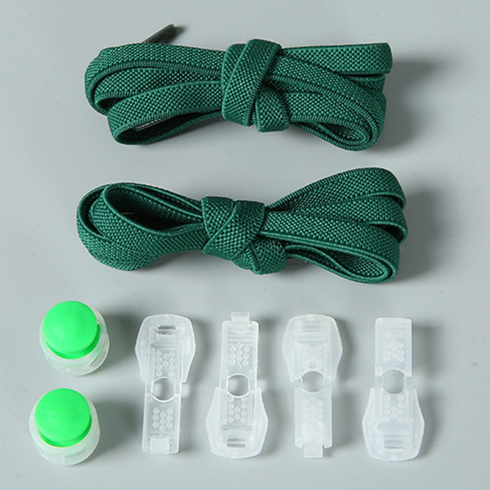 Easy Fit No Tie Elastic Shoe Laces Lock