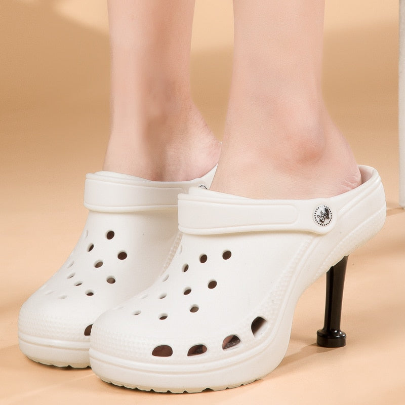 Grip Sole Summer High Heel Beach Sandals
