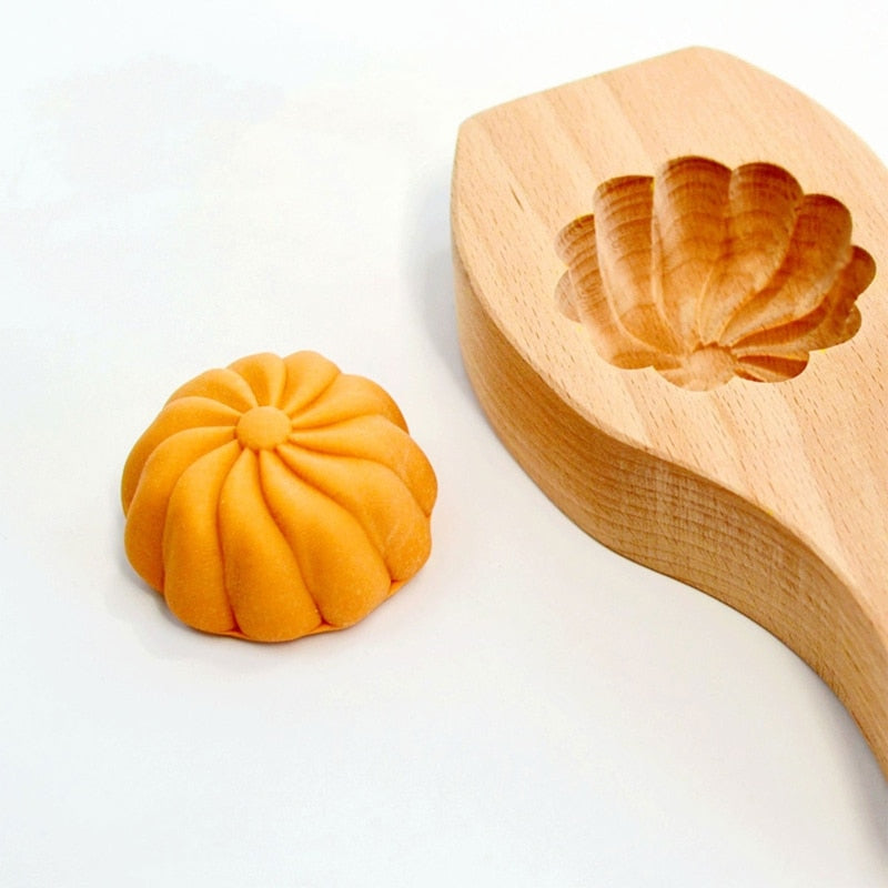 Natural Wood Pastry Dumpling Maker Tool