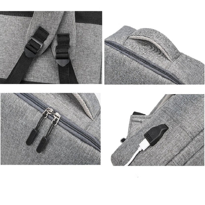 Stylish Tech Backpack with USB Charger Port