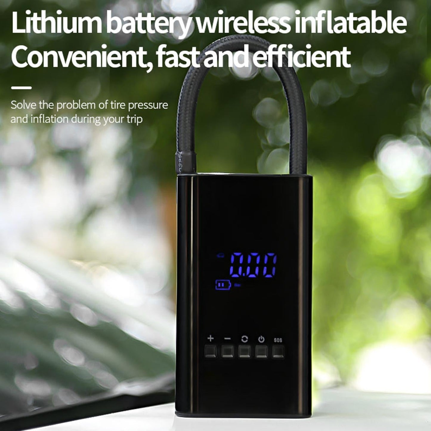 Portable LED Digital Air Pump Compressor