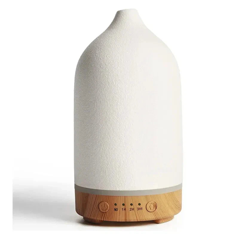 Ceramic Essential Oil Diffuser with Colorful LED Light
