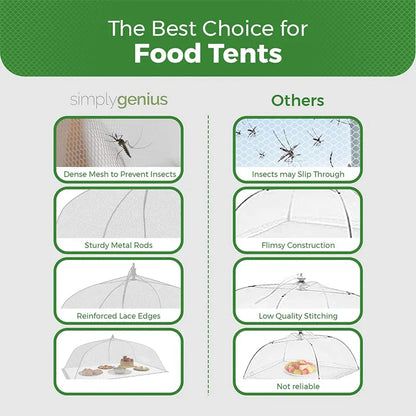 Portable Food Cover Net | Reusable Outdoor Mesh Screen