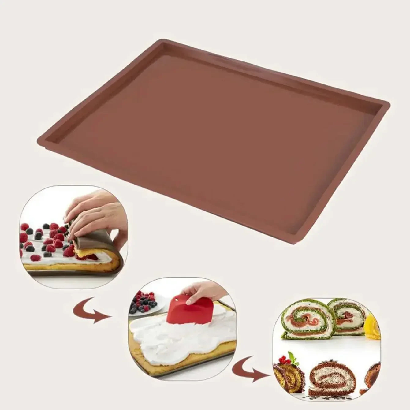 Flexible Non Stick Baking Mat for Cake & Pastry