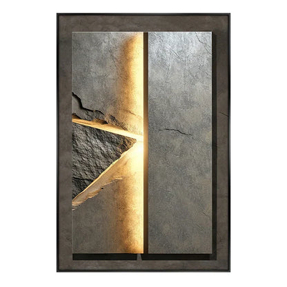 Stylish Stone Effect LED Ceramic Wall Light