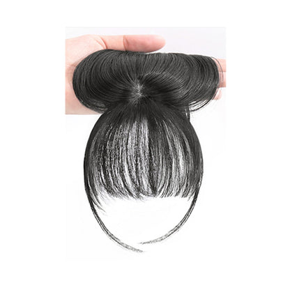 Easy Clip On Realistic Fake Hair Fringe Bangs