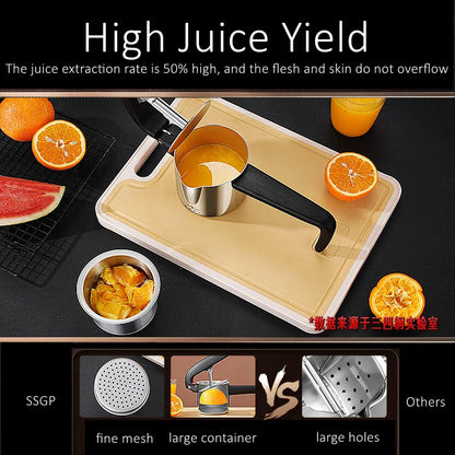 Premium Manual Citrus Juicer with High Juice Extractor