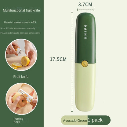 Compact 2-in-1 Veg Peeler Kitchen Knife Set