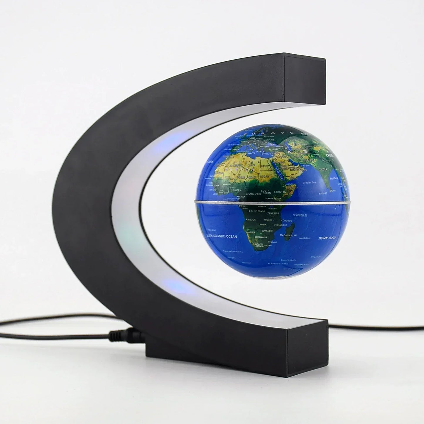 Spinning Globe Lamp with Floating Motion Effect
