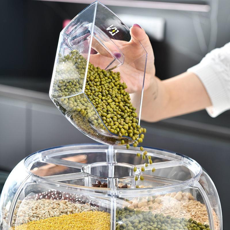 Automatic 360 Degree Pet Food Container