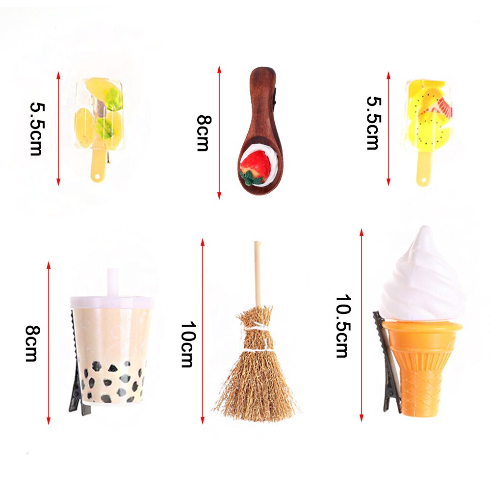 Colorful Small Quirky Hair Clips
