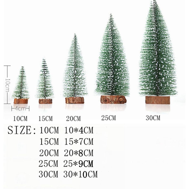 Mini Christmas Pine Tree Table Decoration