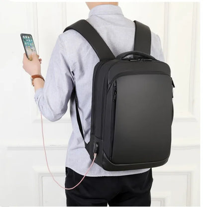 Waterproof Laptop Backpack with USB Charging Port