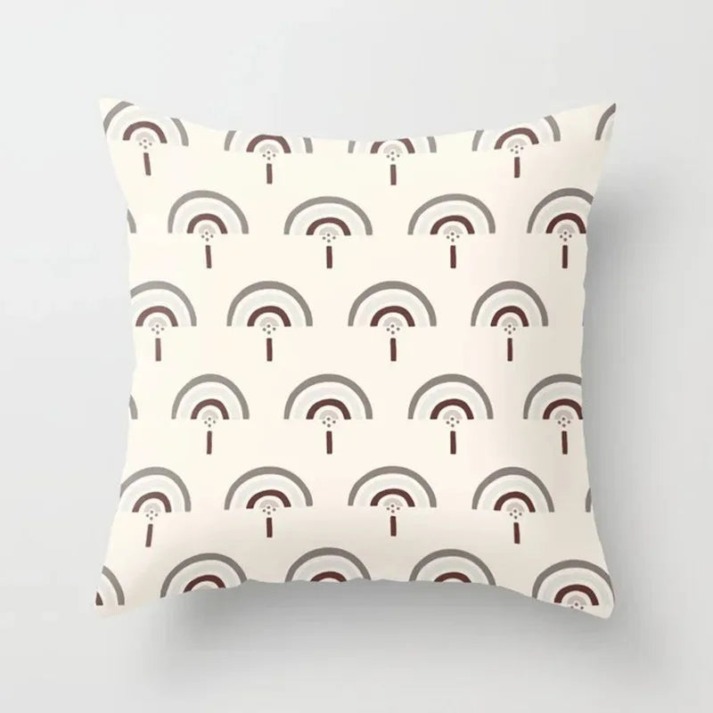 Soft Floral Pillow Cover for Home Decor