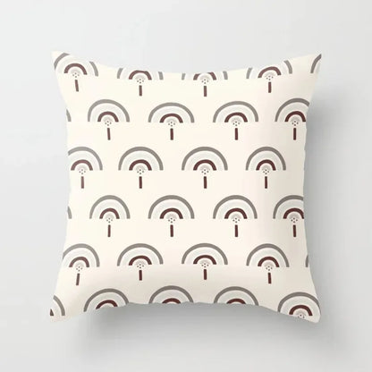 Soft Floral Pillow Cover for Home Decor