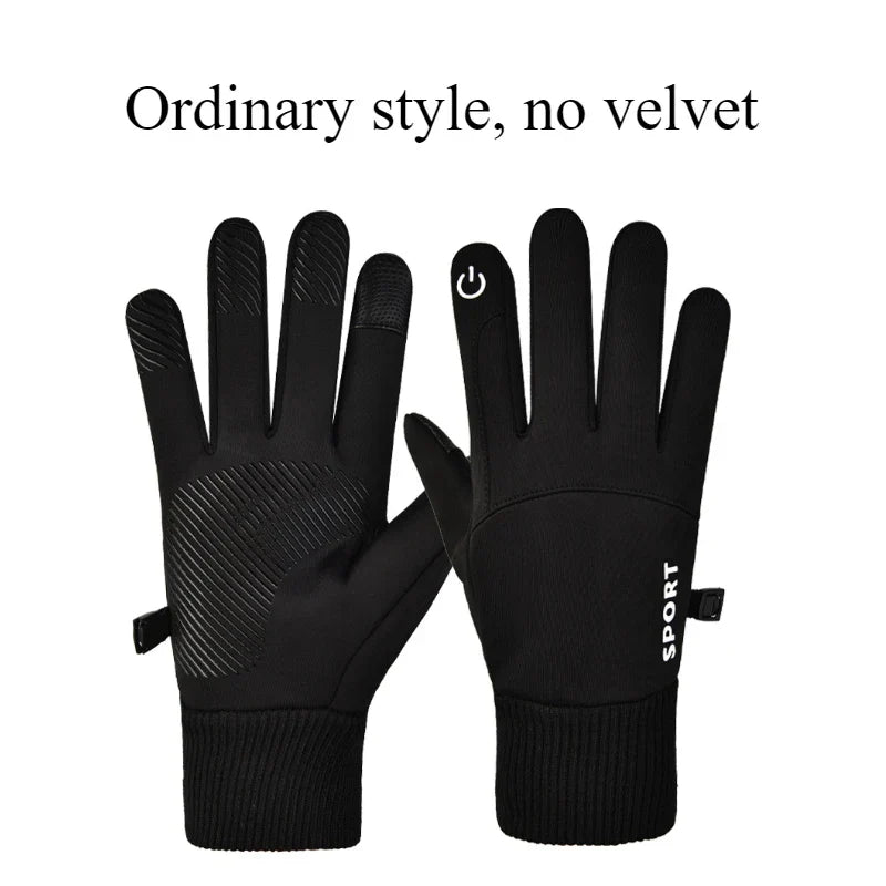 Warm Waterproof Ski Gloves with Touchscreen Fingers