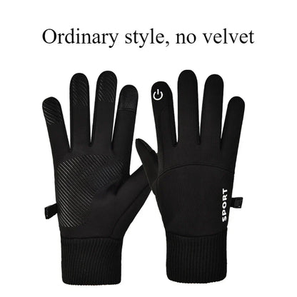 Warm Waterproof Ski Gloves with Touchscreen Fingers