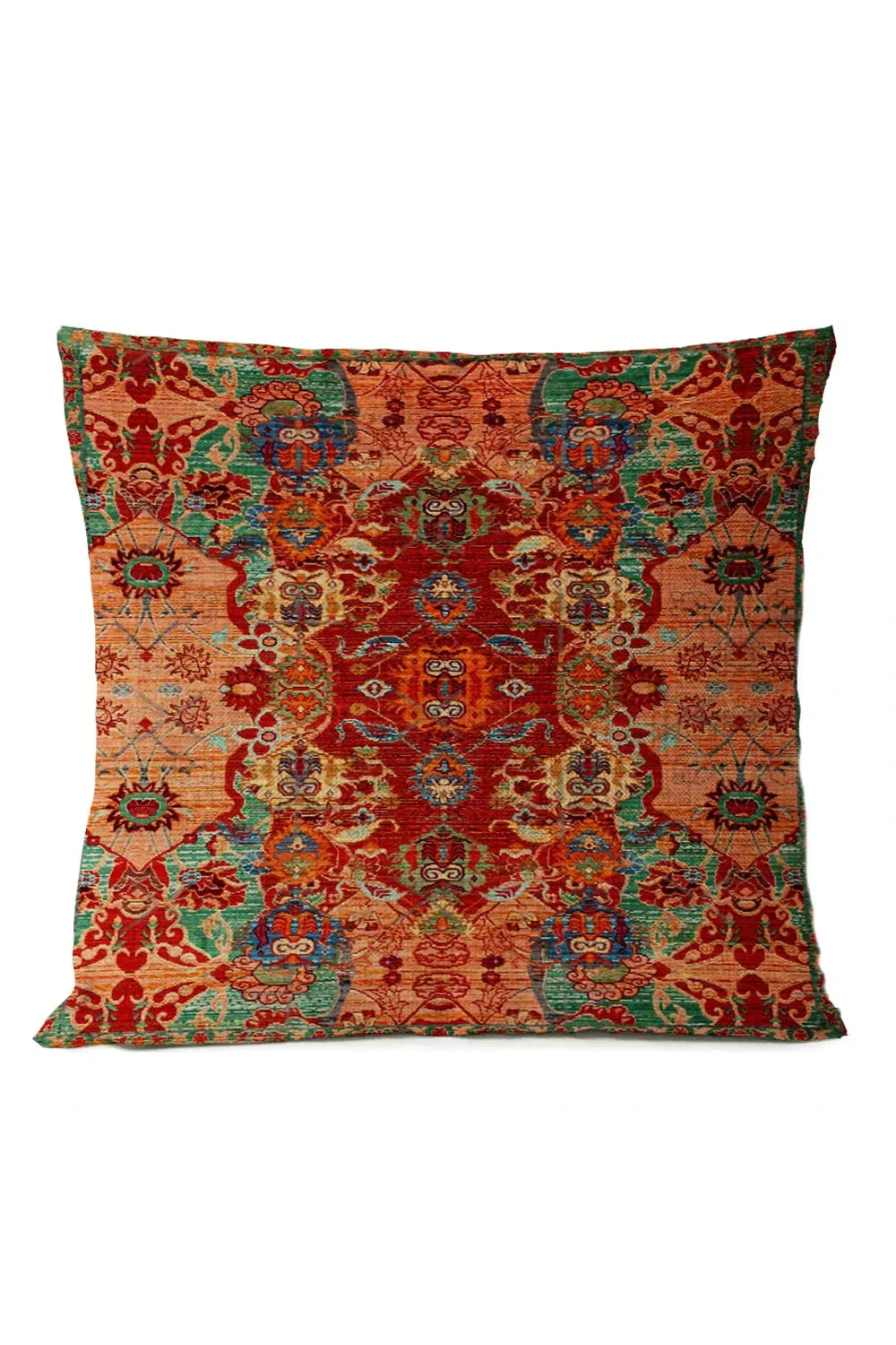 Colorful Global Print Pillow Cover