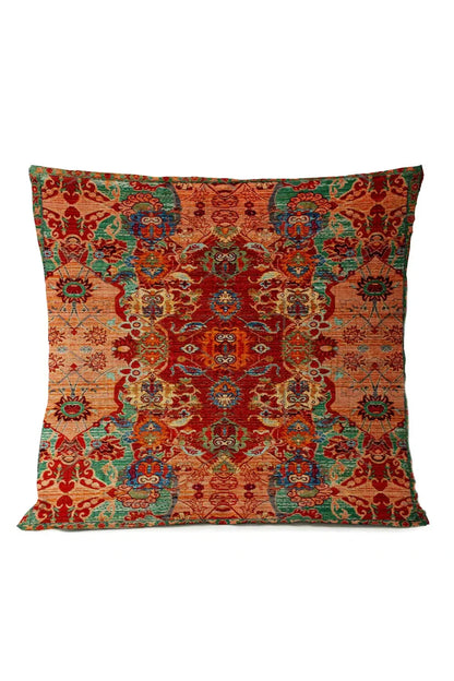 Colorful Global Print Pillow Cover