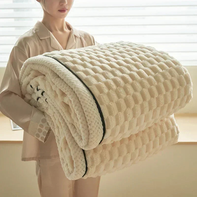 Soft Turtle Velour Throw Blanket - Fesara
