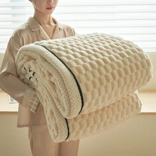 Soft Turtle Velour Throw Blanket - Fesara