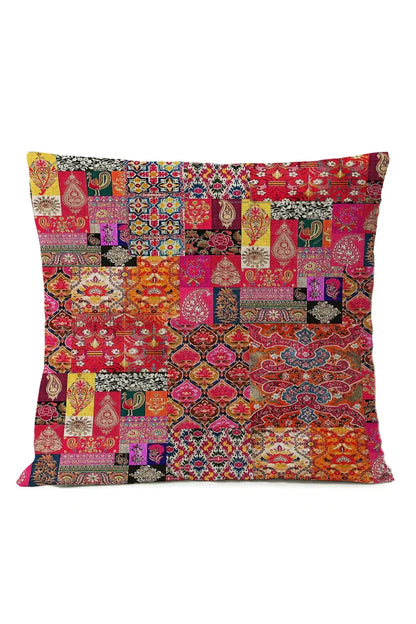Colorful Global Print Pillow Cover