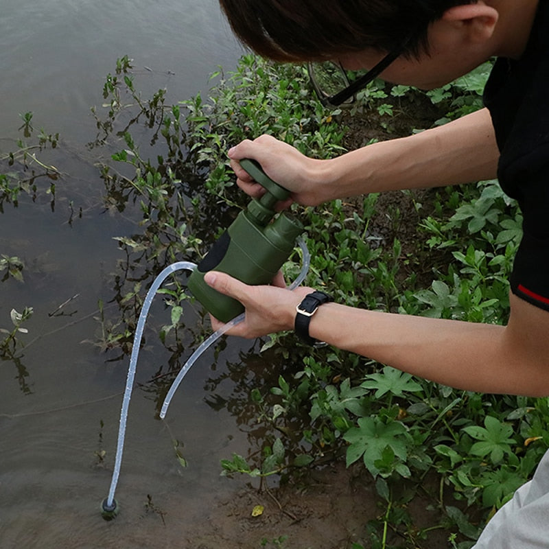 Portable Water Purifier Camping Survival Kit