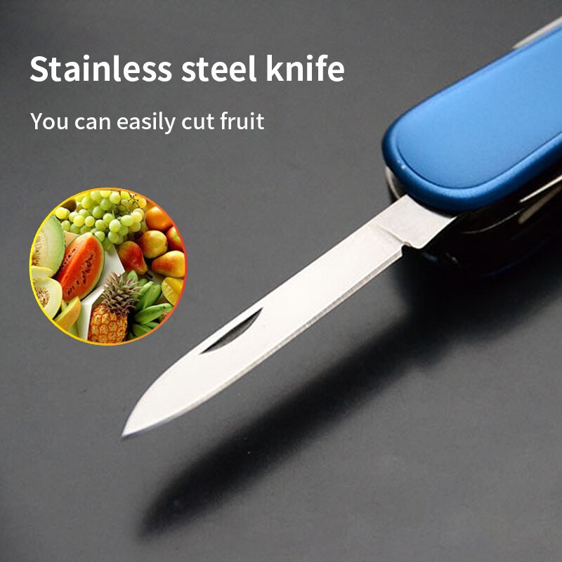 Practical 10in1 Steel Multi Tool Keychain