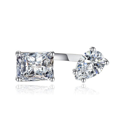 Fesara | Teardrop Zircon Elegant Adjustable Ring - Fesara