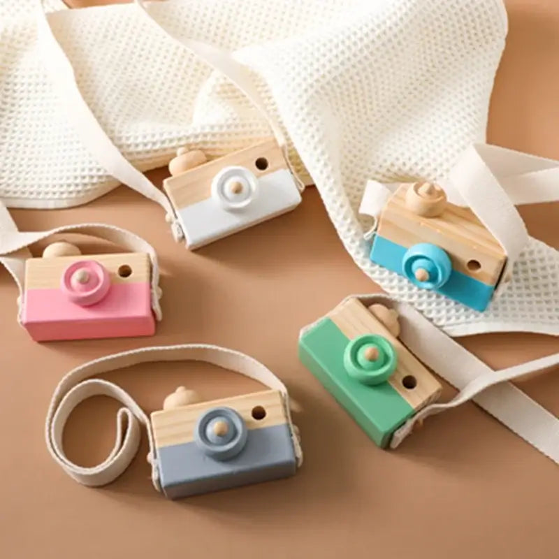Fun Wooden Kids Camera Toy