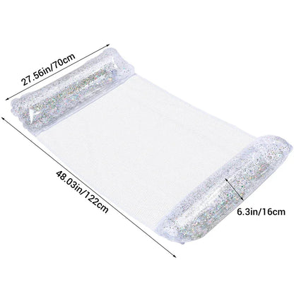 Comfortable Pool Float Hammock with Back Support
