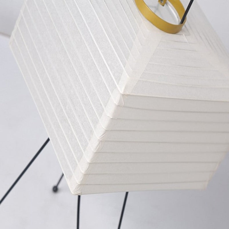 Unique Asian Style Paper Tripod Lamp