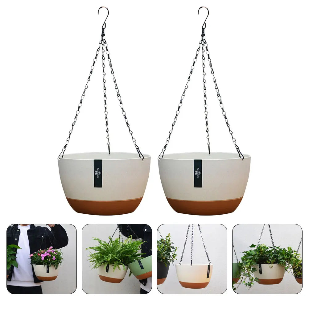 Strong Modern Indoor Hanging Planter Set