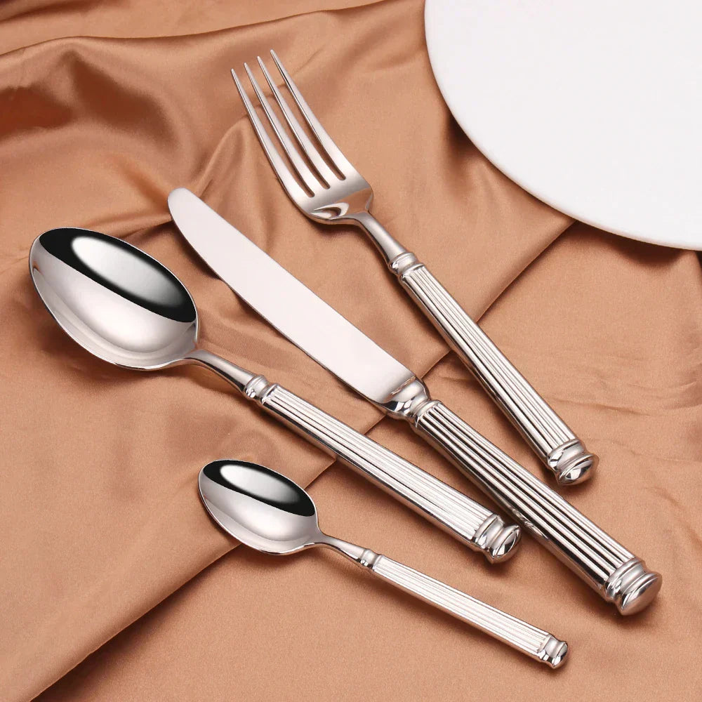 High Quality Silver Cutlery Set
