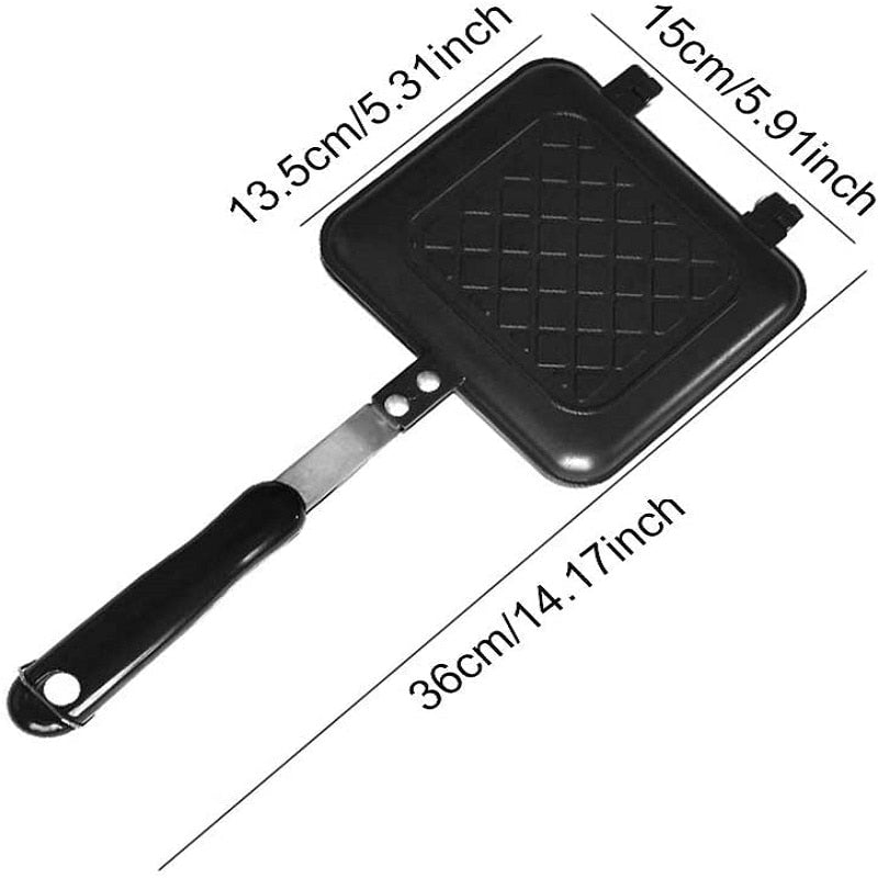 Easy Double Sided Non Stick Toast Maker Pan