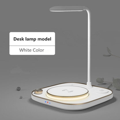 Bright Wireless Charging Desk Lamp with LED Light