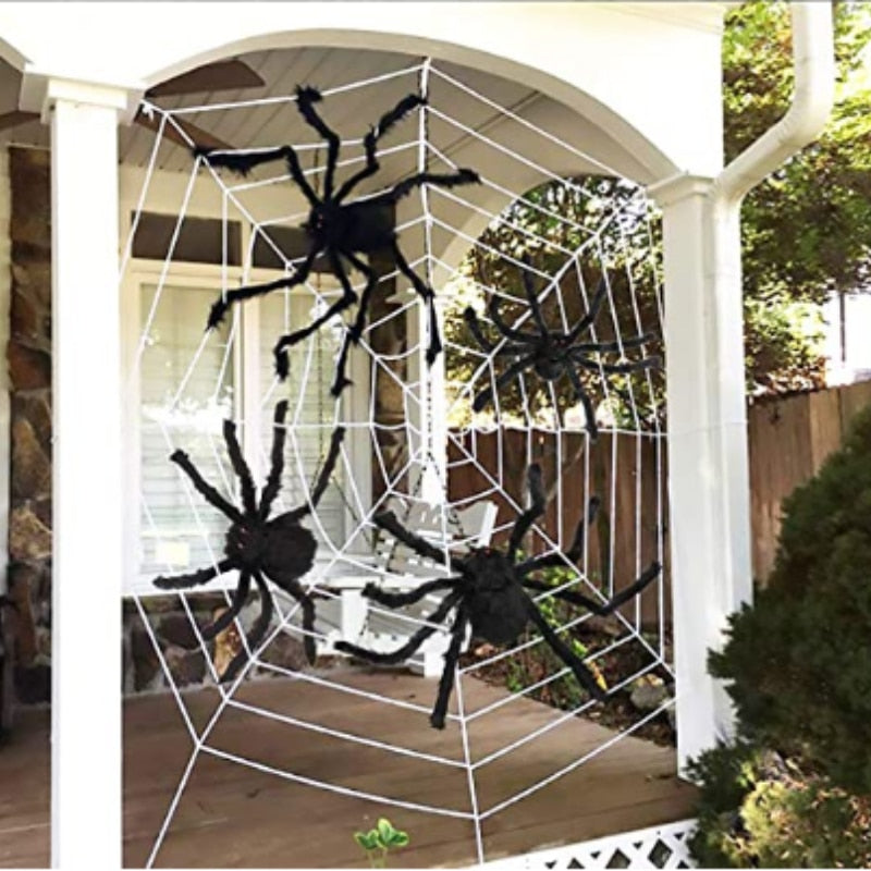 Large Scary Spider Halloween Decor