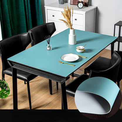 Simple Leather Waterproof Table Pad