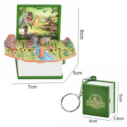 Colorful Dino Mini Figurine Keychain Toy