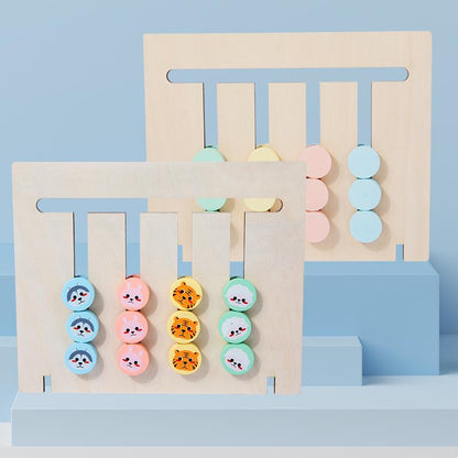 Learning Board Interactive Wooden Toy for Kids