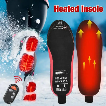 Warm Rechargeable Heated Insoles for Winter Feet