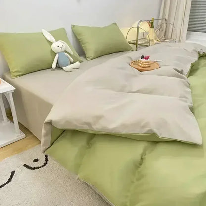Soft Reversible Duvet Cover Set