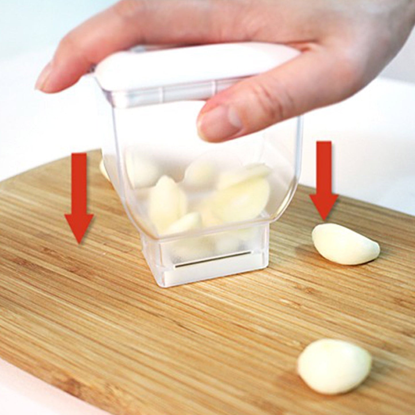 Easy Garlic Press Slicer Stainless Steel