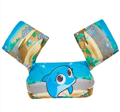 Kids Swim Vest with Arm Floats Adjustable Safety Jacket