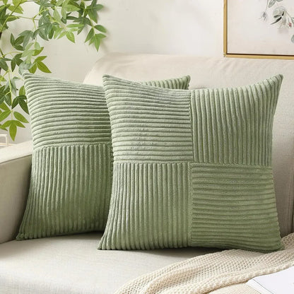 Decorative Pillow Covers - Set of 2 Cushion Covers
