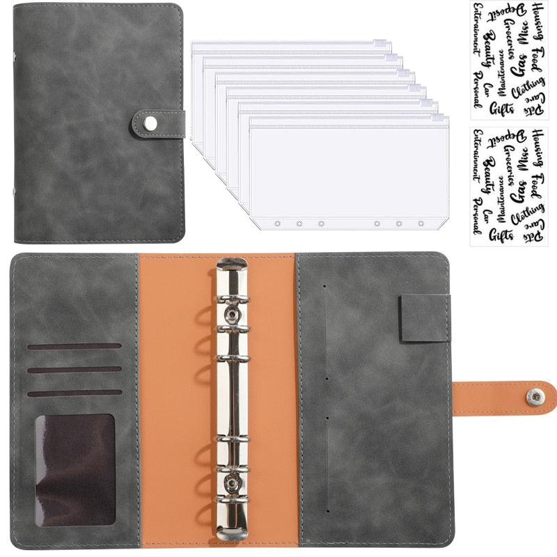 Premium Leather Wallet Notebook Organizer
