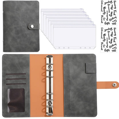 Premium Leather Wallet Notebook Organizer