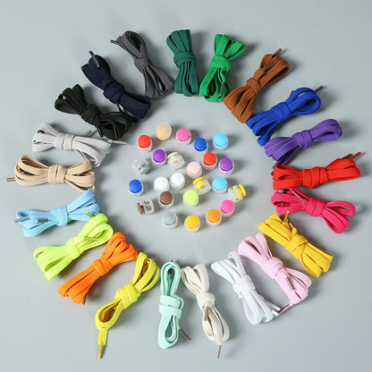 Easy Fit No Tie Elastic Shoe Laces Lock