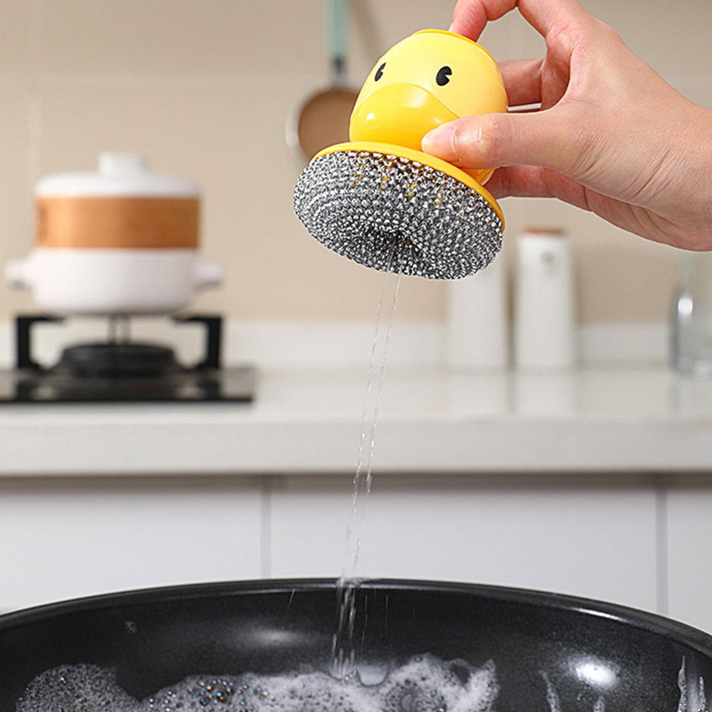 Fun Duck Shaped Dish Scrubber
