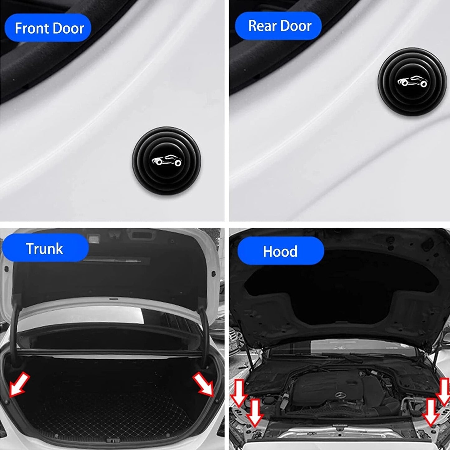 Car Door Protector Soft Bumper Pads
